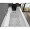 Eago 5Ft Acrylic White Rectangular Whirlpool Bathtub w Fixtures AM154ETL-L5 - alternate 8